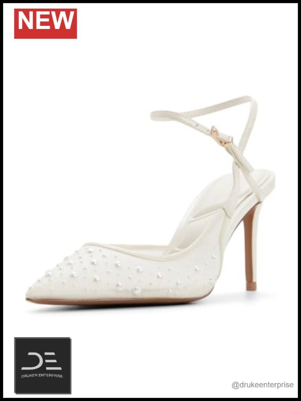 ALDO Kymmberly Pearl Mesh Asymmetrical Stiletto Pump
